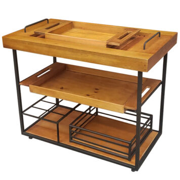 Carrinho Bar Com Bandeja