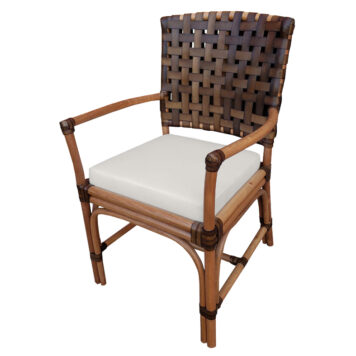 Cadeira com assento estofado